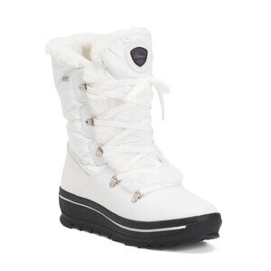 PAJAR White Tarin High Waterproof Lace Up Boots
